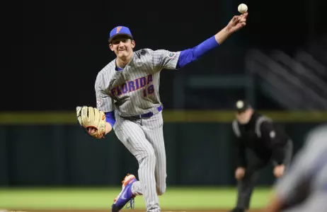 during the Gators' game against the Georgia Bulldogs on Friday, October 28, 2022 at Financial Ballpark in Jacksonville, FL / UAA Communications photo by Maddie Washburn