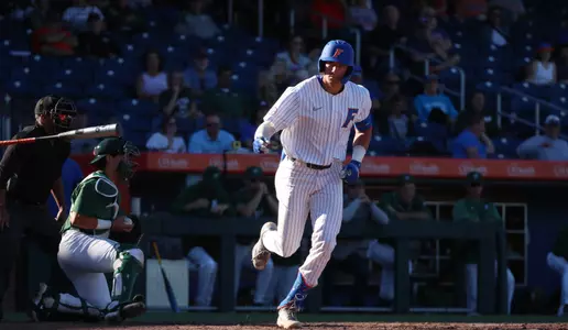 during the Gators' game against the Stetson Hatters on Sunday, November 5, 2023 at Florida Ballpark in Gainesville, FL / UAA Communications photo by Kitty Stoll