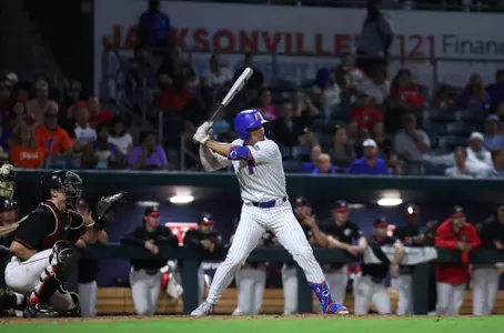 during the Gators' game against the Georgia Bulldogs on Friday, October 27, 2023 at 121 Financial Ballpark in Jacksonville, FL / UAA Communications photo by Maddie Washburn