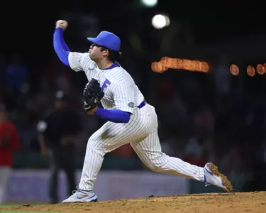during the Gators' game against the Georgia Bulldogs on Friday, October 27, 2023 at 121 Financial Ballpark in Jacksonville, FL / UAA Communications photo by Maddie Washburn