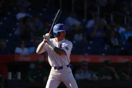 during the Gators' game against the Stetson Hatters on Sunday, November 5, 2023 at Florida Ballpark in Gainesville, FL / UAA Communications photo by Kitty Stoll