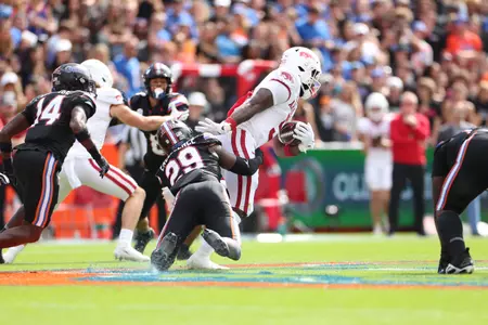 during the Gators' game against the Arkansas Razorbacks on Saturday, November 4, 2023 at Ben Hill Griffin Stadium in Gainesville, Fla. / UAA Communications photo by Mallory Peak