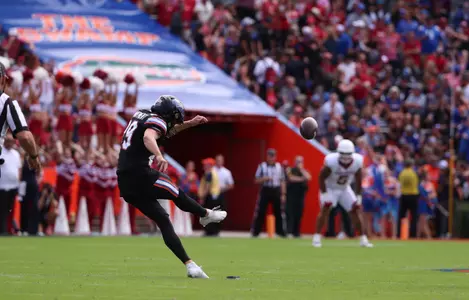 during the Gators' game against the Arkansas Razorbacks on Saturday, November 4, 2023 at Ben Hill Griffin Stadium in Gainesville, Fla. / UAA Communications photo by Lorenzo Vasquez
