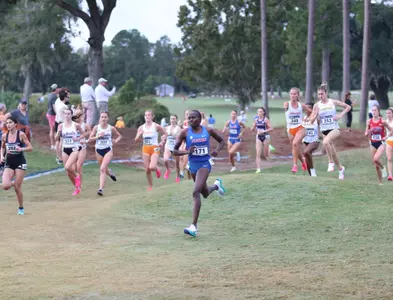 during the Regionals cross country meet on Friday, November 10, 2023 at the Mark Bostick Golf Course in Gainesville, Fla. / UAA Communications photo by Ashley Ray