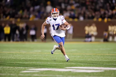 Max Brown during the Gators' game against the Mizzou Tigers on Saturday, November 18, 2023 at Ben Hill Griffin Stadium in Gainesville, Fla. / UAA Communications photo by Molly Kaiser