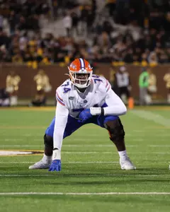 during the Gators' game against the Missouri Tigers on Saturday, November 18, 2023 at Faurot Field at Memorial Stadium in Columbia, Mo. / UAA Communications photo by Maddie Washburn