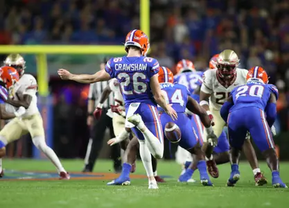 during the Gators' game against the FSU Seminoles on Saturday, November 25, 2023 at Ben Hill Griffin Stadium in Gainesville, Fla. / UAA Communications photo by Lorenzo Vasquez