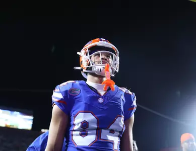 during the Gators' game against the FSU Seminoles  on Saturday, November 25, 2023 at Ben Hill Griffin Stadium in Gainesville, Fla. / UAA Communications photo by Ashley Ray