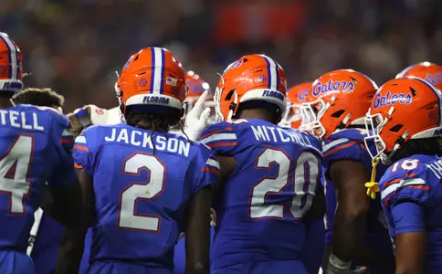 during the Gators' game against the FSU Seminoles on Saturday, November 25, 2023 at Ben Hill Griffin Stadium in Gainesville, Fla. / UAA Communications photo by Katalina Enriquez