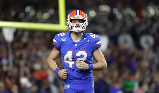 during the Gators' game against the FSU Seminoles on Saturday, November 25, 2023 at Ben Hill Griffin Stadium in Gainesville, Fla. / UAA Communications photo by Katalina Enriquez
