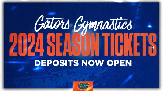 2024 Gators Gymnastics Season Tickets Deposits Now Open