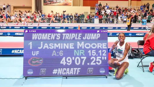 Jasmine Moore Triple Jump American Record 2023 NCAA Indoors