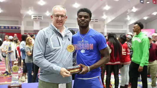 Jacory Patterson Cliff Harper Trophy 2023 SEC Indoors