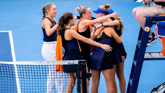 Women's Tennis Celebration