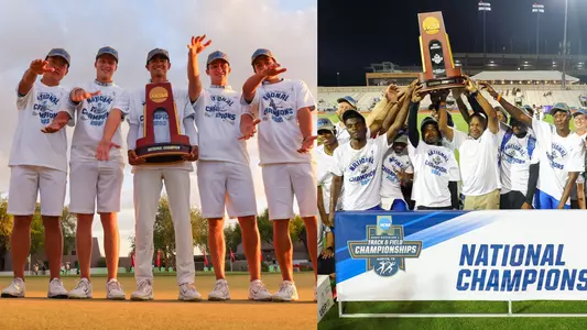 2023 NCAA Champion men's golf and men's outdoor track & field