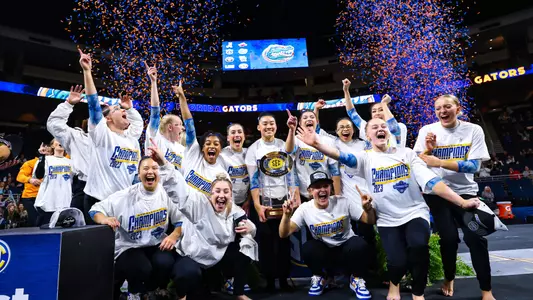 Florida celebrates 2023 Southeastern Conference meet title