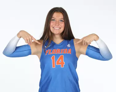 Volleyball Media Day - Wednesday, July 26, 2023 at Ben Hill Griffin Stadium in Gainesville, Fla. / UAA Communications photo