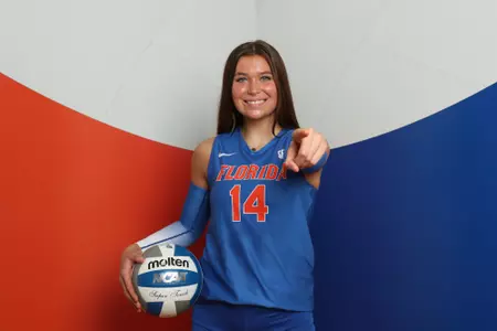 Volleyball Media Day - Wednesday, July 26, 2023 at Ben Hill Griffin Stadium in Gainesville, Fla. / UAA Communications photo