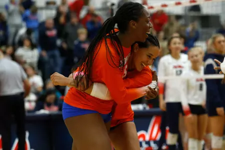 during the Gators' match against the Ole Miss Rebels on Saturday, November 26, 2022 at Gillom Athletics Performance Center in Oxford, Miss. / UAA Communications photo by Petre Thomas