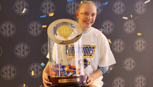 Chloi Clark - 2023 SEC Championship Trophy