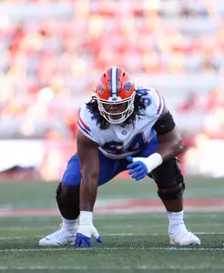 during the Gators' game against the Utah Utes on Thursday, August 31, 2023 at Rice-Eccles Stadium in Salt Lake City, Utah / UAA Communications photo by Maddie Washburn