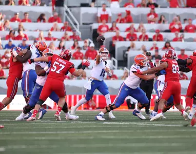 during the Gators' game against the Utah Utes on Thursday, August 31, 2023 at Rice-Eccles Stadium in Salt Lake City, Utah / UAA Communications photo by Maddie Washburn