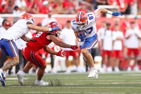 Jonathan Odom during the Gators' game against the Utah Utes on Thursday, August 31, 2023 at Rice-Eccles Stadium in Salt Lake City, Utah / UAA Communications photo by Molly Kaiser