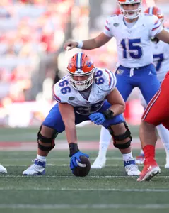 during the Gators' game against the Utah Utes on Thursday, August 31, 2023 at Rice-Eccles Stadium in Salt Lake City, Utah / UAA Communications photo by Maddie Washburn