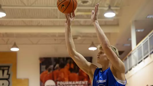 Thomas Haugh during the Gators' practice on Monday, September 25, 2023 at the basketball practice facility in Gainesville, FL / UAA Communications photo by Maddie Washburn