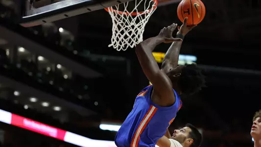 Tyrese Samuel during the Gators' game against the Tennessee on Tuesday, January 16, 2024 at the Thompson-Boling Arena in Knoxville, TN / UAA Communications photo by Maddie Washburn
