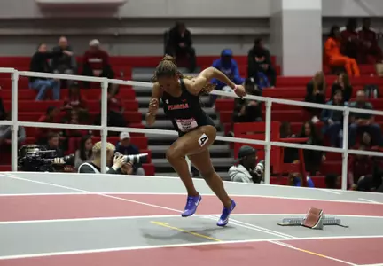 during the Razorback Invitational on Friday, January 26, 2024 at Randal Tyson Track in Fayetteville, Ark. / UAA Communications photo by Gabriella Whisler