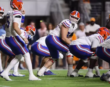 during the Gators' game against the Tennessee Volunteers on Saturday, October 12, 2024 at Neyland Stadium in Knoxville, Tenn. / UAA Communications photo by Maddie Washburn