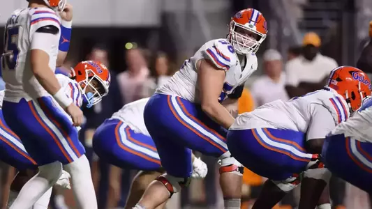 during the Gators' game against the Tennessee Volunteers on Saturday, October 12, 2024 at Neyland Stadium in Knoxville, Tenn. / UAA Communications photo by Maddie Washburn