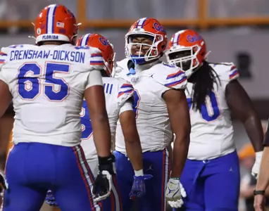 during the Gators' game against the Tennessee Volunteers on Saturday, October 12, 2024 at Neyland Stadium in Knoxville, Tenn. / UAA Communications photo by Maddie Washburn