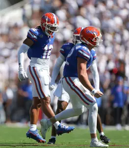 during the Gators' game against the Texas A&M Aggies on Saturday, September 21, 2024 at Ben Hill Griffin Stadium in Gainesville, Fla. / UAA Communications photo by Maddie Washburn