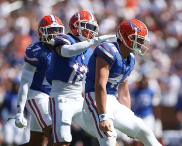 during the Gators' game against the Texas A&M Aggies on Saturday, September 21, 2024 at Ben Hill Griffin Stadium in Gainesville, Fla. / UAA Communications photo by Maddie Washburn