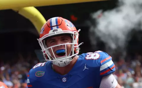 during the Gators' game against the Texas A&M Aggies on Saturday, September 14, 2024 at Ben Hill Griffin Stadium in Gainesville, Fla. / UAA Communications photo by Katie Park