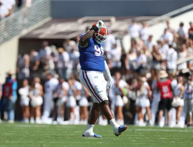 during the Gators' game against the Texas A&M Aggies on Saturday, September 21, 2024 at Ben Hill Griffin Stadium in Gainesville, Fla. / UAA Communications photo by Maddie Washburn