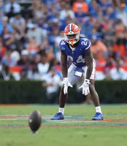 during the Gators' game against the Texas A&M Aggies on Saturday, September 14, 2024 at Ben Hill Griffin Stadium in Gainesville, Fla. / UAA Communications photo by Maddie Washburn