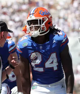 during the Gators' game against the Texas A&M Aggies on Saturday, September 21, 2024 at Ben Hill Griffin Stadium in Gainesville, Fla. / UAA Communications photo by Maddie Washburn