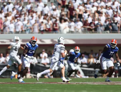 during the Gators' game against the Texas A&M Aggies on Saturday, September 21, 2024 at Ben Hill Griffin Stadium in Gainesville, Fla. / UAA Communications photo by Maddie Washburn