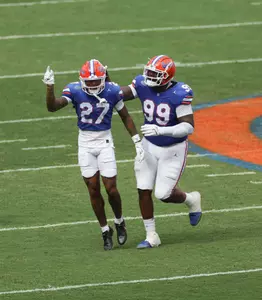 during the Gators' game against the Texas A&M Aggies on Saturday, September 14, 2024 at Ben Hill Griffin Stadium in Gainesville, Fla. / UAA Communications photo by Maddie Washburn