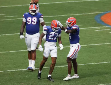 during the Gators' game against the Texas A&M Aggies on Saturday, September 14, 2024 at Ben Hill Griffin Stadium in Gainesville, Fla. / UAA Communications photo by Maddie Washburn
