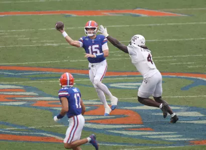 during the Gators' game against the Texas A&M Aggies on Saturday, September 14, 2024 at Ben Hill Griffin Stadium in Gainesville, Fla. / UAA Communications photo by Maddie Washburn