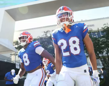 during the Gators' game against the Texas A&M Aggies on Saturday, September 21, 2024 at Ben Hill Griffin Stadium in Gainesville, Fla. / UAA Communications photo by Maddie Washburn