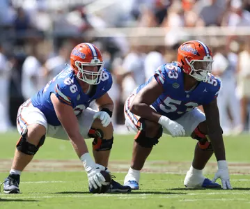 during the Gators' game against the Texas A&M Aggies on Saturday, September 21, 2024 at Ben Hill Griffin Stadium in Gainesville, Fla. / UAA Communications photo by Maddie Washburn