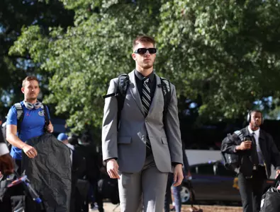 during the Gators' game against the Mississippi State Bulldogs on Saturday, September 21, 2024 at Davis Wade Stadium in Starkville, Miss. / UAA Communications photo by Nicole Scharff