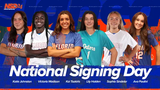 Fall 2024 Soccer signees graphic