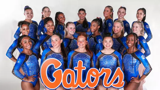 2025 Florida gymnastics team photo