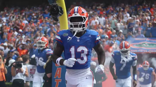 during the Gators' game against the Texas A&M Aggies on Saturday, September 14, 2024 at Ben Hill Griffin Stadium in Gainesville, Fla. / UAA Communications photo by Katie Park